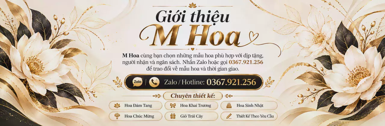 Ảnh bìa Shop hoa tươi Xã Trung Sơn Phú Thọ - Từ lời nhắn đến món hoa vừa ý
